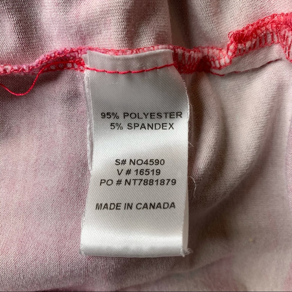 Norm Thompson Pink Strokes Medium 3/4 Sleeve - Picture 6 of 6